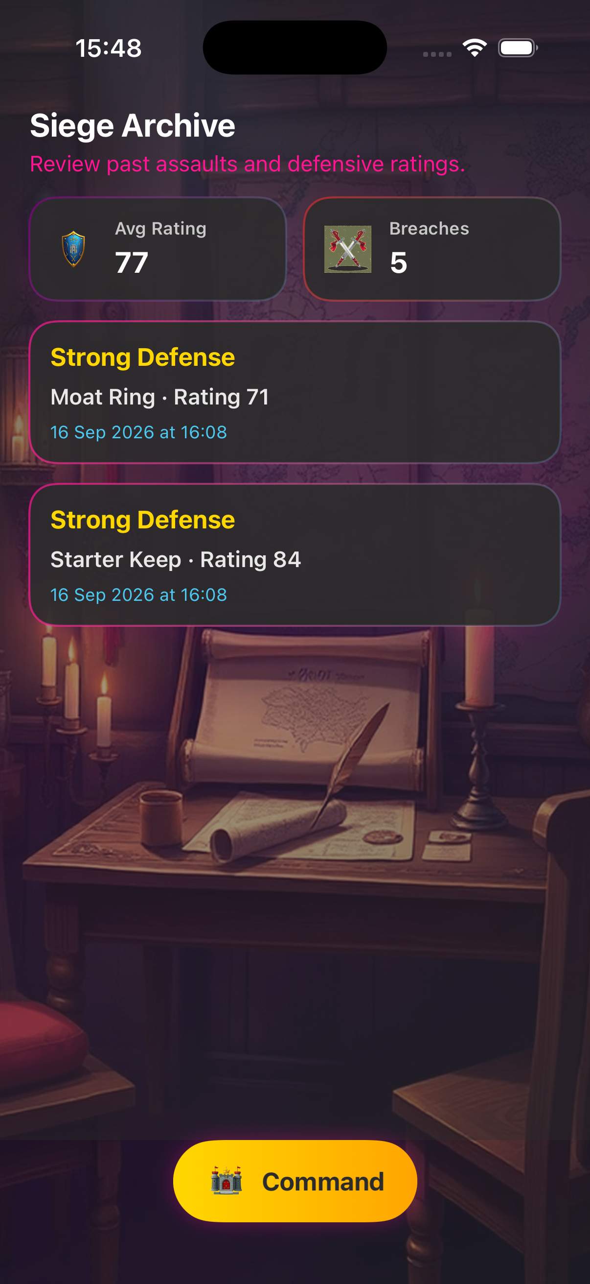 Siege archive list